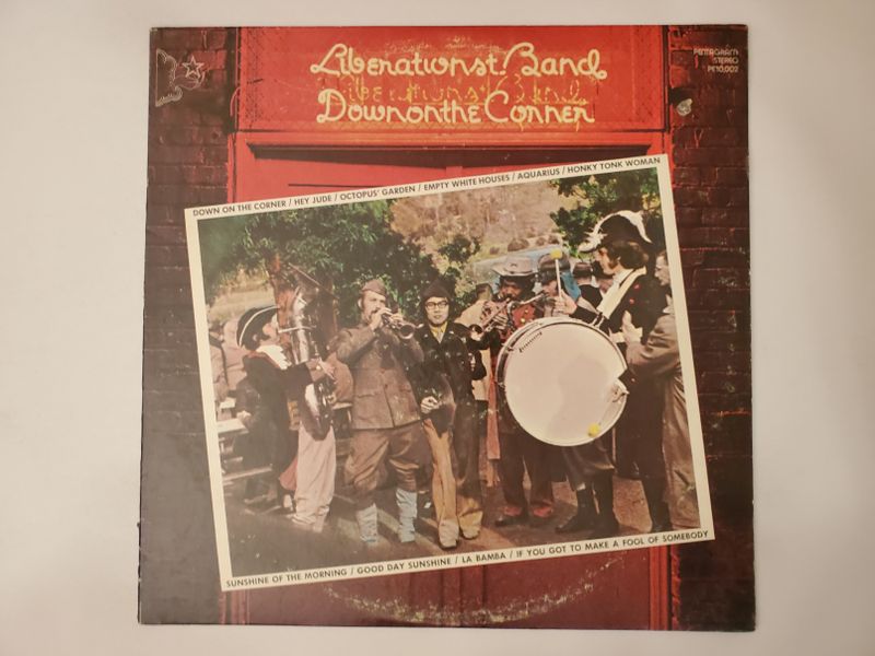 Liberationist Band Down on the Corner vinyl record
